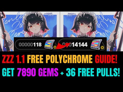 How To Get 13650+ FREE Polychromes In Value For ZZZ 1.1 | NEW 1.1 CODE + Events!!