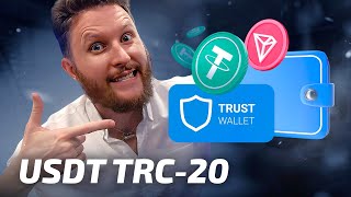 How to Create TRC20 account using Trust Wallet (Send & Receive USDT)