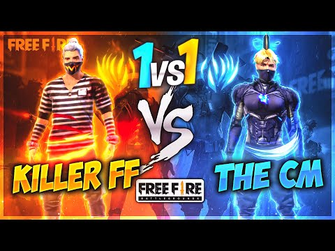 THE CM VS KILLER FF  || ONLY ONE TAP CHALLENGE  || MOBILE VS MOBILE📱