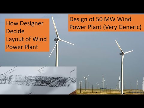 Design Vlog | How to design layout of Wind Power Plant? | Layout Drawing of Wind Farm