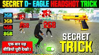 Secret Desert Eagle One Tap Headshot Trick || Desert Eagle Se Headshot Kaise Mare || Khuni Gamers