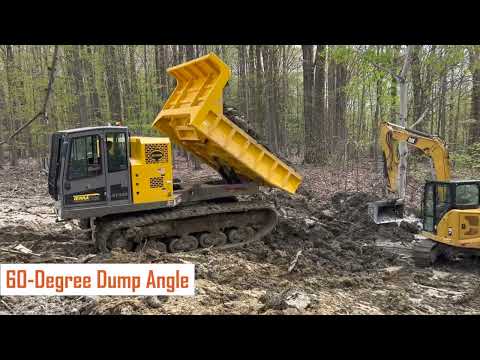 Terramac RT14R 360-Degree Rotating Crawler Carrier - 8.3 PSI LOADED Ground Pressure!