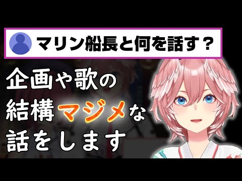 マリン船長とオフコラボ後は結構マジメな話をしているルイ姉【鷹嶺ルイ/宝鐘マリン/ホロライブ切り抜き】