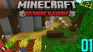 Perfect Start In NEW World | Minecraft Bedrock Guide 1.21 Episode 1