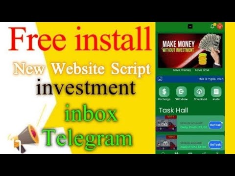 Deposit new Free install script . how to mak new task investment website