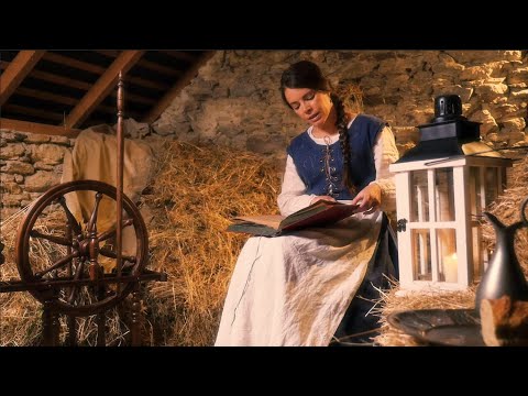 Rumpelstiltskin | ASMR Reading | English Version (soft spoken, page turning, spinning wheel)