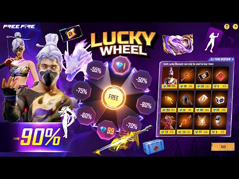 LUCKY WHEEL DISCOUNT EVENT FF, SEPTEMBER EVENT FREE FIRE 2024 🥳 | FREE FIRE NEW EVENT | FF NEW EVENT