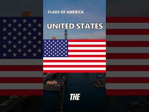 Flags of America: United States 🇺🇸 #flags #usa #funfacts #history #geography #international #america