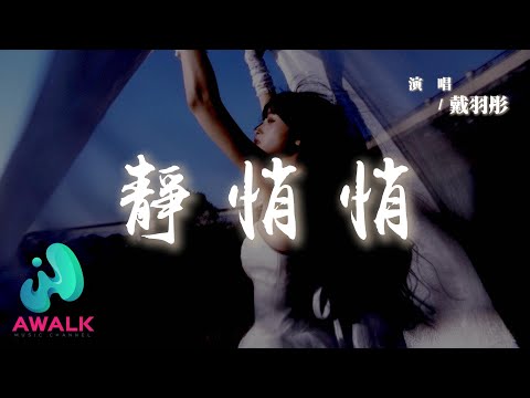 戴羽彤 - 靜悄悄『世界突然變得好安靜，只剩心跳的聲音。』【動態歌詞 | Pinyin Lyrics】【AWALK MUSIC】