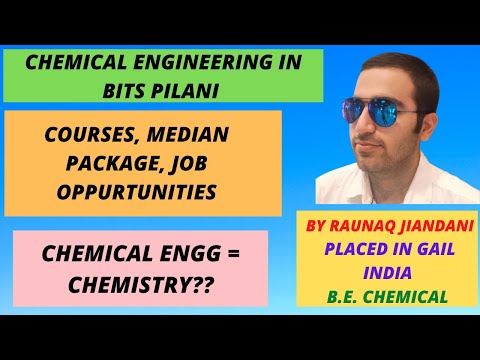 CHEMICAL ENGINEERING IN BITS PILANI | MEDIAN PACKAGE, COURSES, JOB OPPORTUNITIES, PLACEMENT, MYTHS