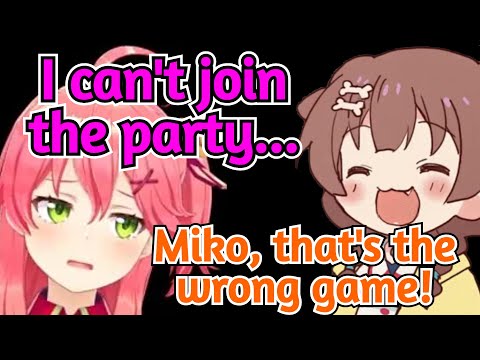 Miko Reaches New Levels of PON by Trying to Play the Wrong Game [Hololive/Korone/Flare/Lui]