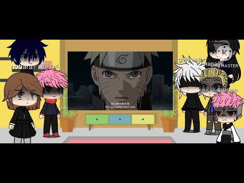 jujutsu kasisen react to Naruto #gachaclub #anime #naruto #jjk