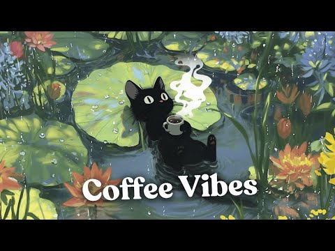 Coffee Vibes Jazzy HipHop in the Rain ☂️ Retro Lo-fi for Perfect Chill Mood