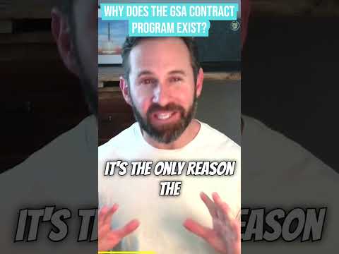 Benefits of getting a GSA Contract 📈 💰