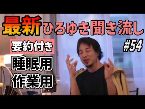 【作業用・睡眠用】ひろゆき聞き流し#54