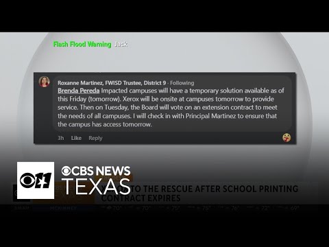 Xerox offers relief after Fort Worth ISD faces printer shortage