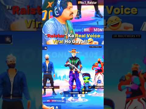 RAISTER RIAL VOICE #gaming #gyangaming #trgnrz #shorts