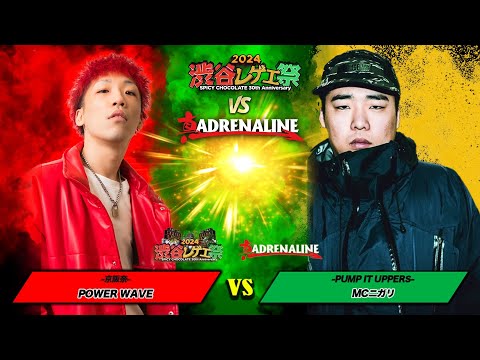 POWER WAVE VS MC☆ニガリa.k.a赤い稲妻【レゲエ vs HIPHOP 3on3 野外大決戦】