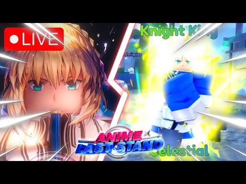 Grinding The New UPDATE 1 For Saber In *ANIME LAST STAND* Come Join for Carries!