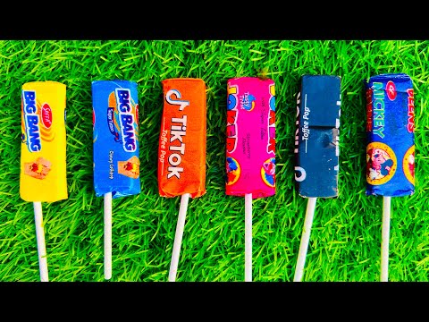 Some popular Candies in the World | New Milk Bottle | mini Cooking | Ice Cream Pop It | Asmr Coca.