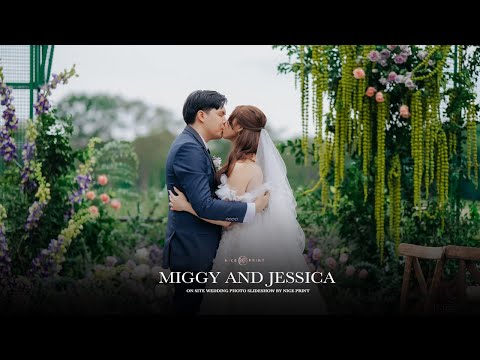 Miggy and Jessica | On Site Wedding Photo Slideshow by Nice Print