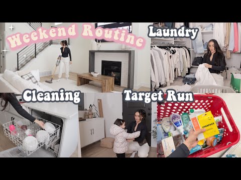 Weekend Clean with Me, Shop + Plan ✨ Cleaning Motivation for the New Week 2023