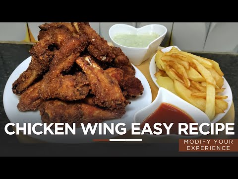 EASY & QUICK CHICKEN WINGS RECIPE  @modifyexperience