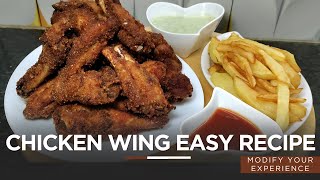 EASY & QUICK CHICKEN WINGS RECIPE  @modifyexperience