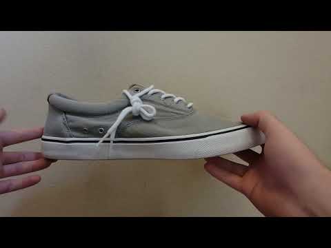 Sperry mens Striper Ii Cvo Core Sneaker, Salt Washed Grey