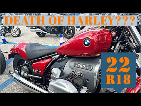 HONEST REVIEW 2022 BMW r18 1800cc Cruiser BMW HARLEY? 4K