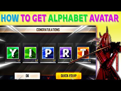 HOW TO GET ALPHABET AVATAR IN FREE FREE? | GET A TO Z ALL ALPHABET AVATAR | NAME AVATAR IN FREE FIRE