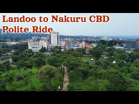 Follow Me on a Ride to Nakuru CBD from London Estate