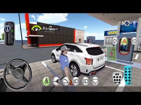 3D Car Driving Simulator - 3D car vs Bullet Train Statin #-35 - 3D car Android Gameplay