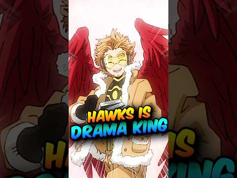 Hawks Is Drama King My Hero Academia || #shorts #viral #hawks #mha #ashortaday