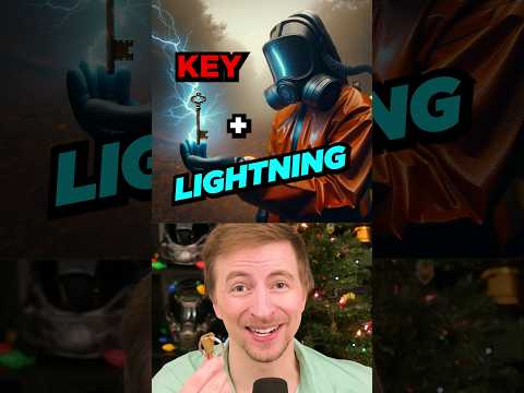 What happens when you hold a key in lightning?