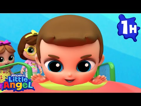 👶 10 Babies on the Slide 🎢| Explore Jobs and Career Songs 😁 |  Nursery Rhymes for Kids