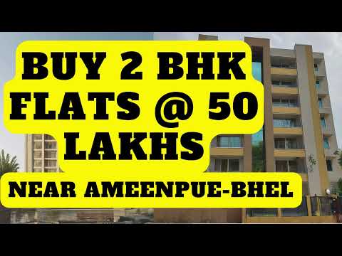 Buy 2 bhk Flats @ 50 Lakhs, Near Ameenpur BHEL Hyderabad, HMDA RERA APPROVED, GATED Community