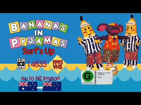 Bananas in Pyjamas: Surf's Up (ABCV14835 - 1995 VHS | AU to NZ Import)