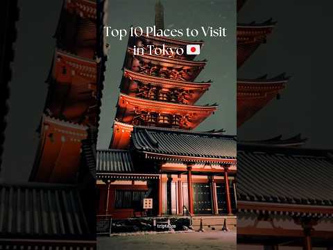 📍Top 10 Places to visit in Tokyo🇯🇵 - Senso ji Temple #tokyo #shorts