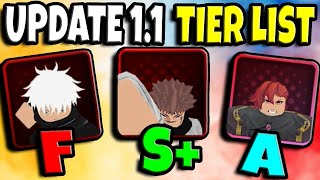 Update 1.1 Tier List | Anime Vanguards