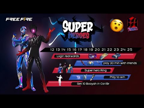 নতুন ইভেন্ট খুলে দেখলাম 😲 কি কি ফ্রিতে পাবে 😍 | Super Hero Event Rewards | Free Fire New Event Today