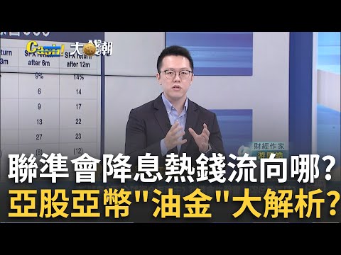 美"降息2碼"全球資金怎麼走? 聯準會先聲奪人確保軟著陸?美國降息帶動"熱錢"流入亞股? 還有"補漲機會"迎一波漲勢?｜王志郁 主持｜20240922| Catch大錢潮 feat.游庭皓