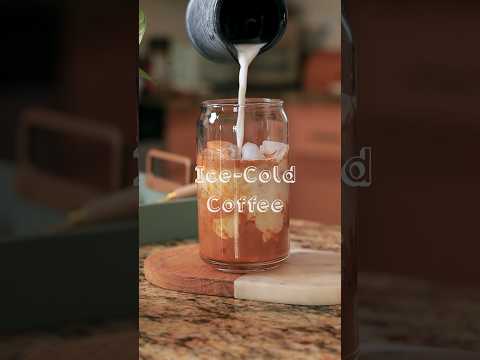 How to make simple Ice Cold Coffee! #summerdrink #coffee