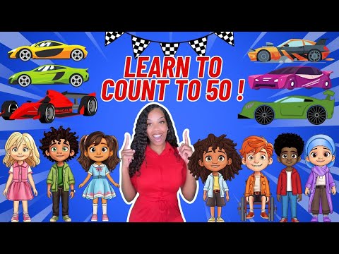 Learn to count to 50 | The Counting Song | Kids Songs