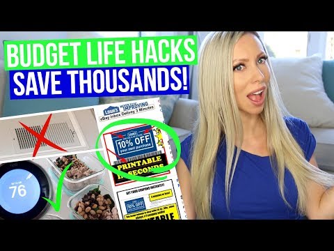 14 Budget Life Hacks to Save THOUSANDS of Dollars!