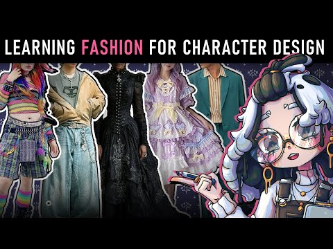 👗 UNFASHIONABLE Art Teacher Learning STYLE for Characters & Vtuber Design! 🎨