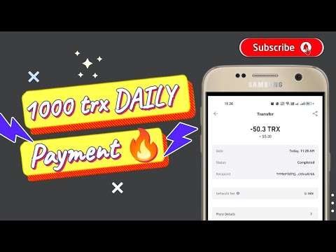 New Trx Earning Site | Make Money Online | Trx mining App | Trx income