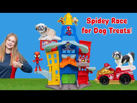 Assistant Uses Spidey and Paw Patrol to deliver Trips to Wiggles and Waggles