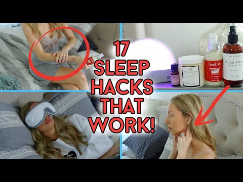 17 SLEEP HACKS TO FALL ASLEEP FAST!