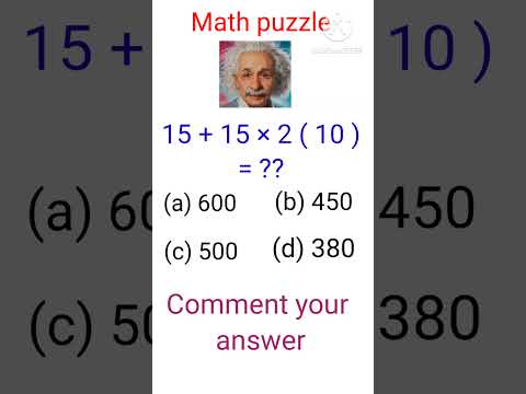 Math puzzle || #math #quizgame #quiz #mathematics #gkquestion